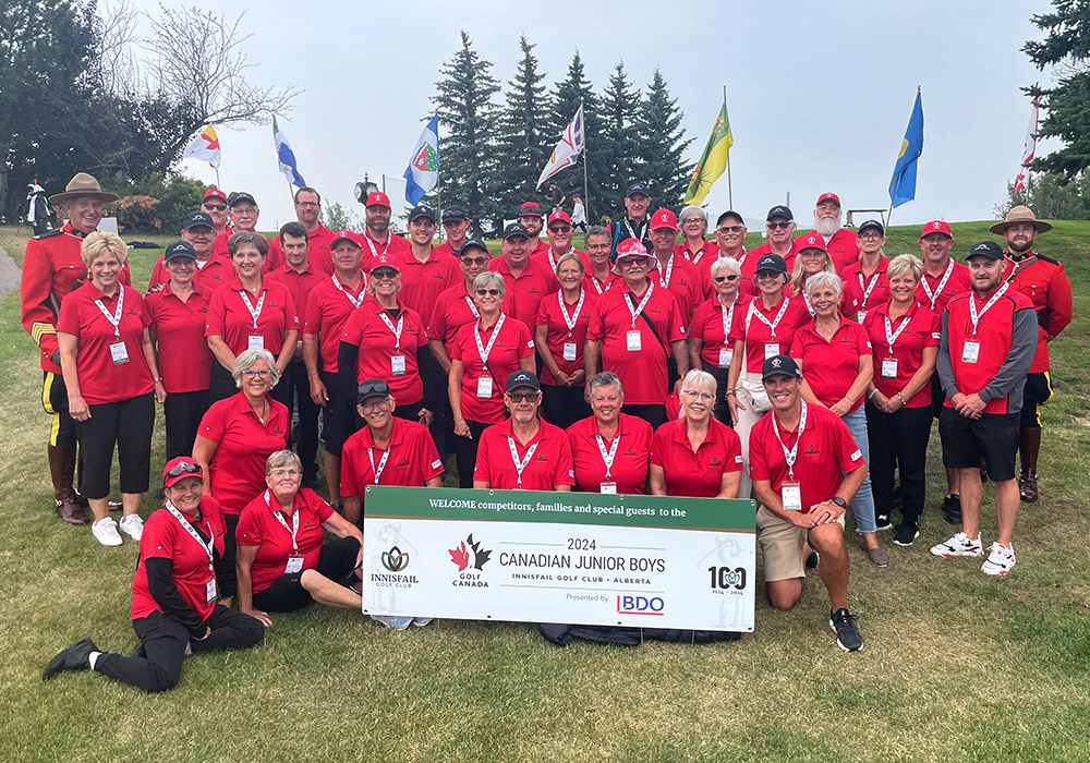 Volunteer Thank you Post - 2024 Canadian Junior Boys - Innisfail Golf Club