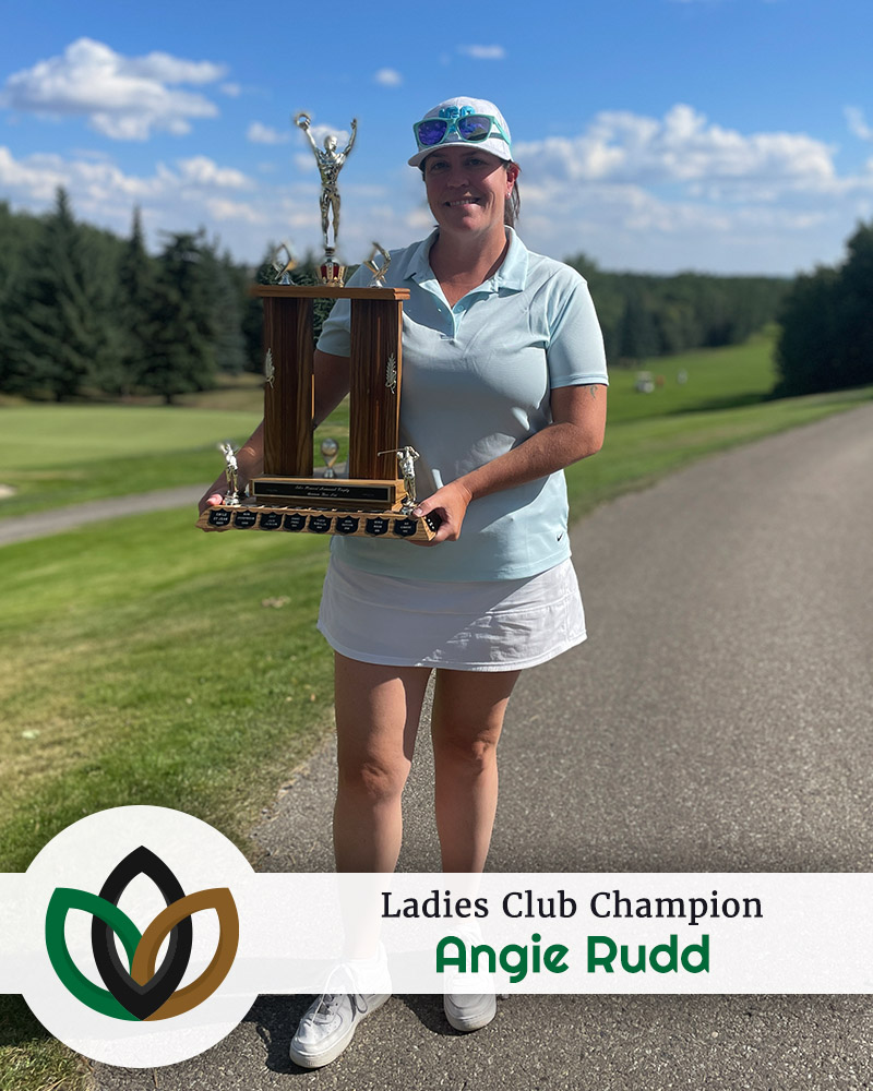 Ladies Club Champion - Angie Rudd