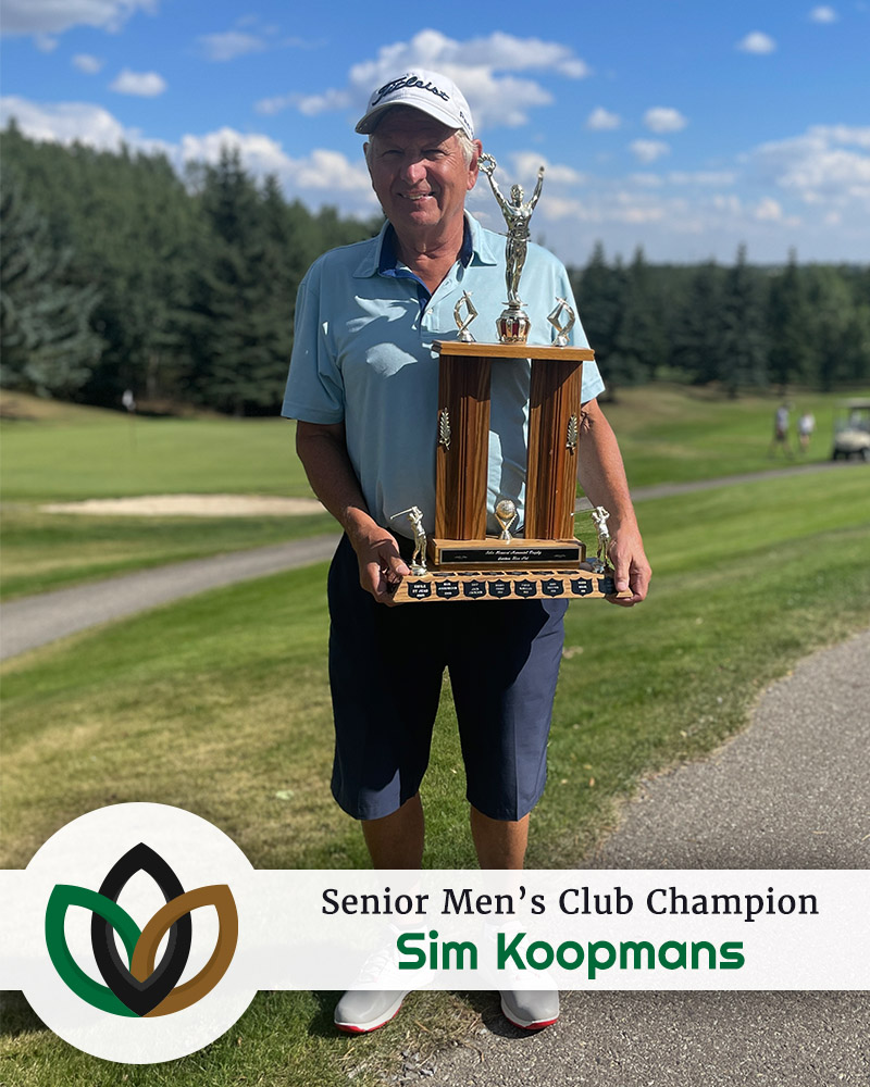 Senior Men's Club Champion - Sim Koopmans