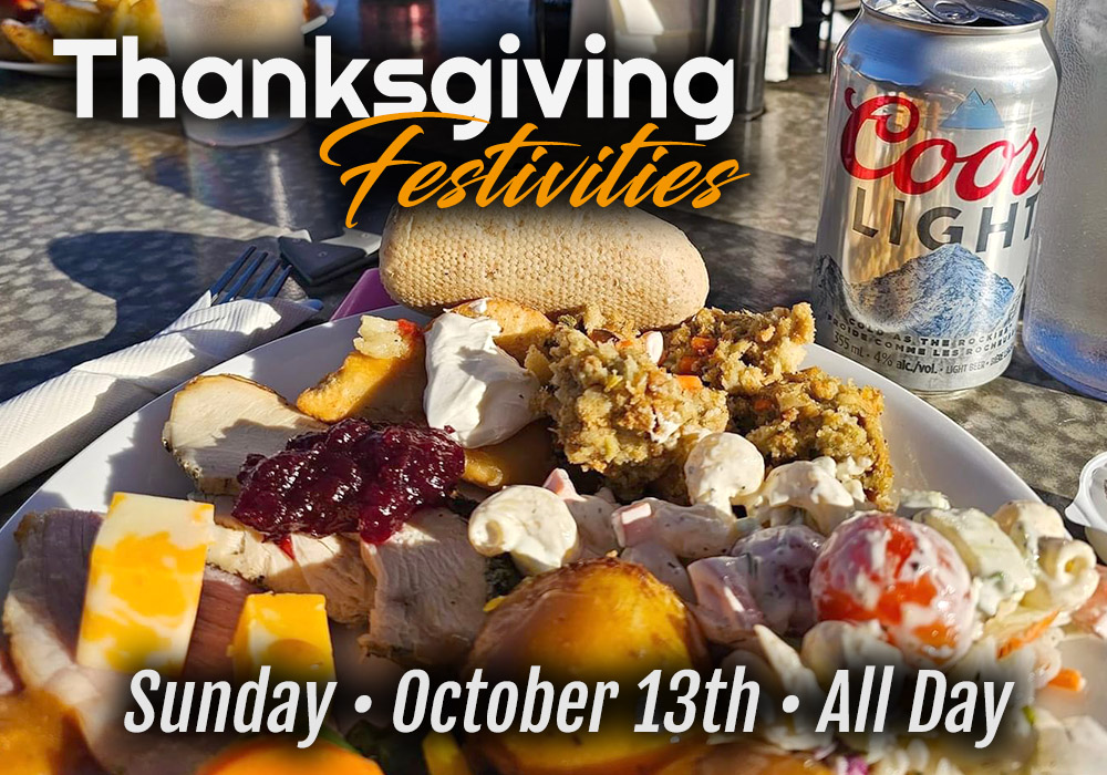 Thanksgiving Festivities - Divots Restaurant - Innisfail Golf Club