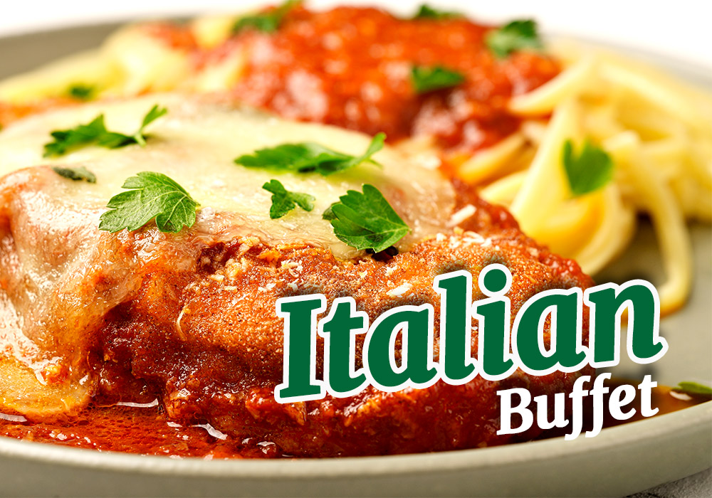 Italian Buffet - Divots Restaurant - Innisfail Golf Club - Alberta