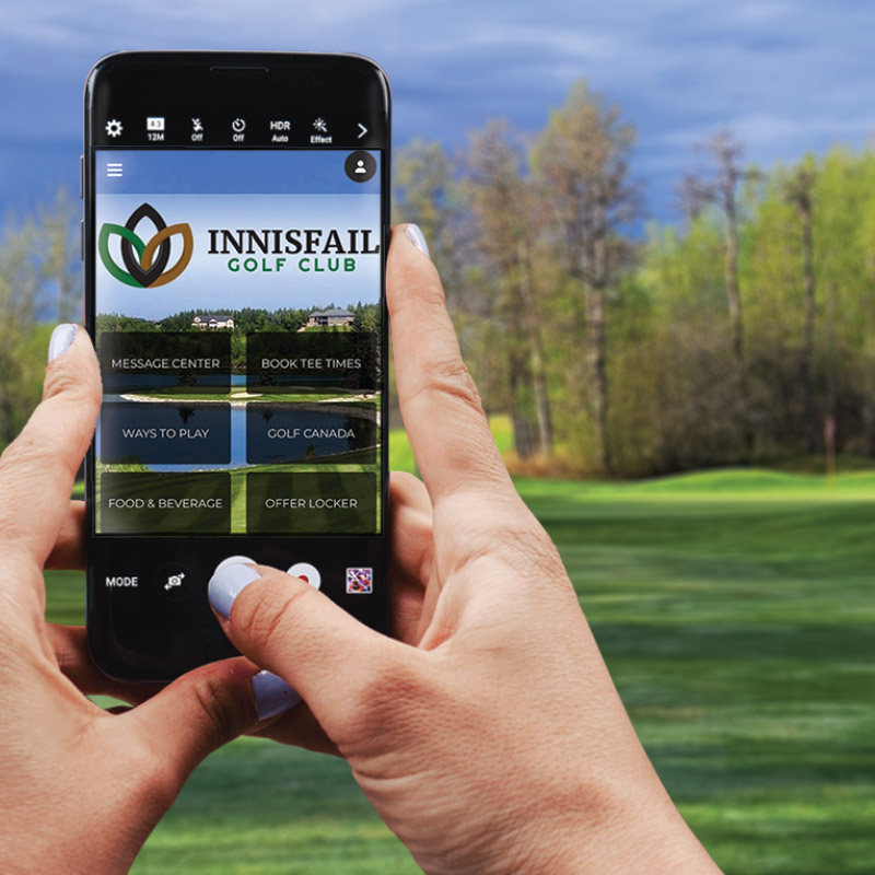 IGC App Advertising - Innisfail Golf Club - Alberta